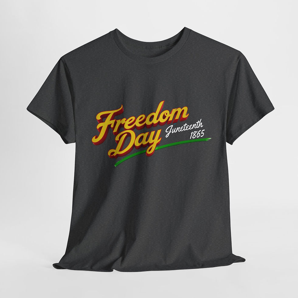 Thumbnail: Juneteenth 1865 T-Shirt, Unisex Heavy Cotton Tee, Celebration Shirt