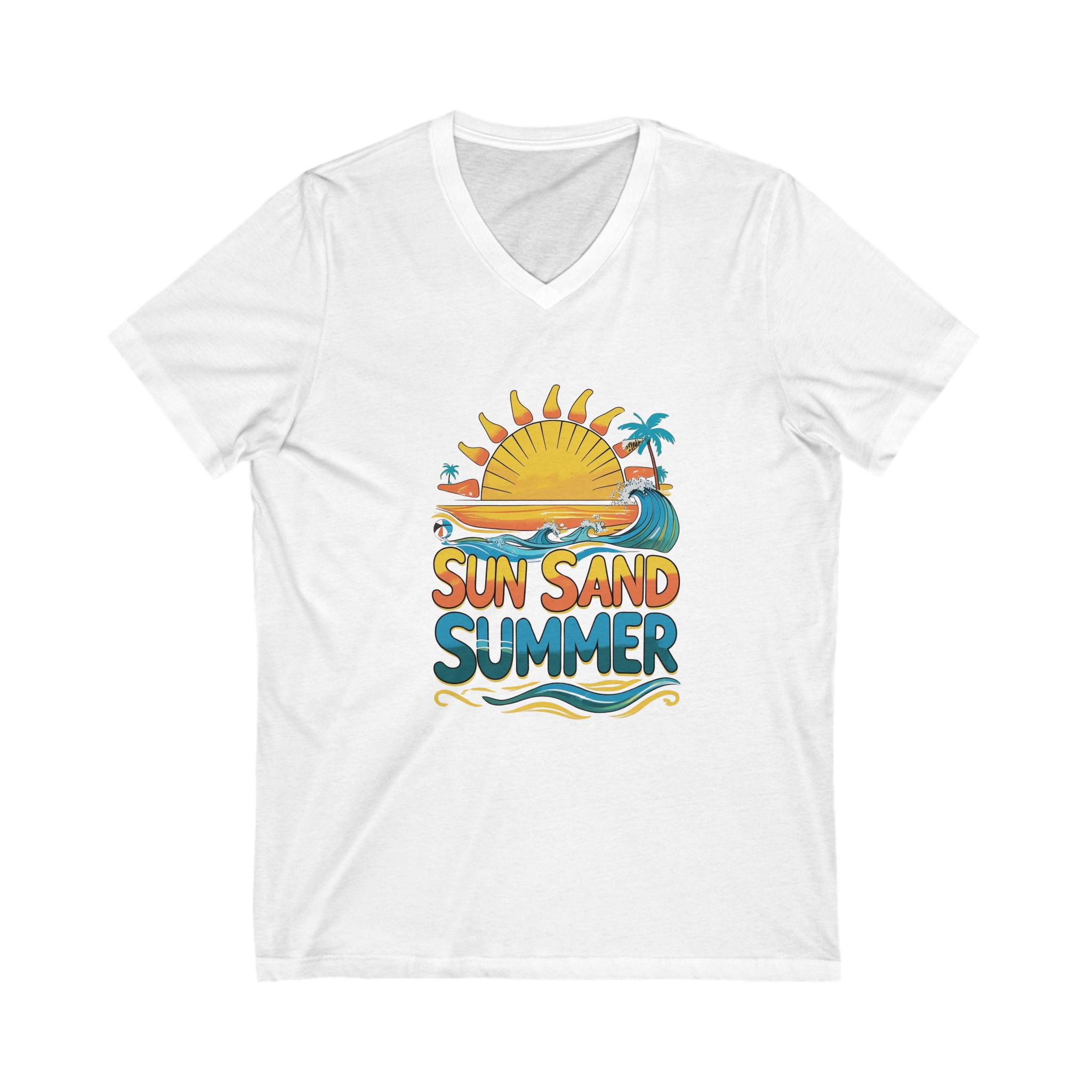 Sun Sand Summer Unisex Tee | Summer Vibes Shirt, Beach T-Shirt, Vacation Top