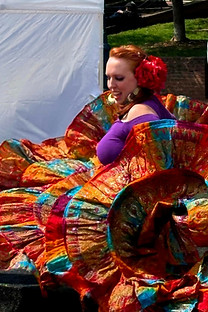 Lindsey and skirt on the creek.jpg