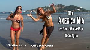 Chicas America Mia en San Juan del Sur