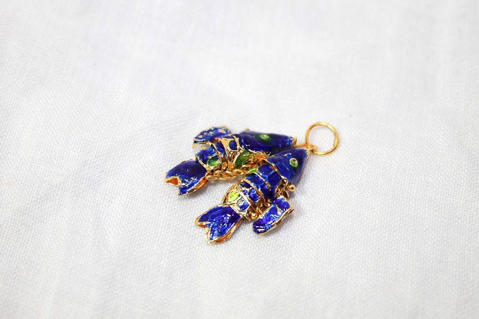 Thumbnail: The Malila Cloisonné Fish Pendant