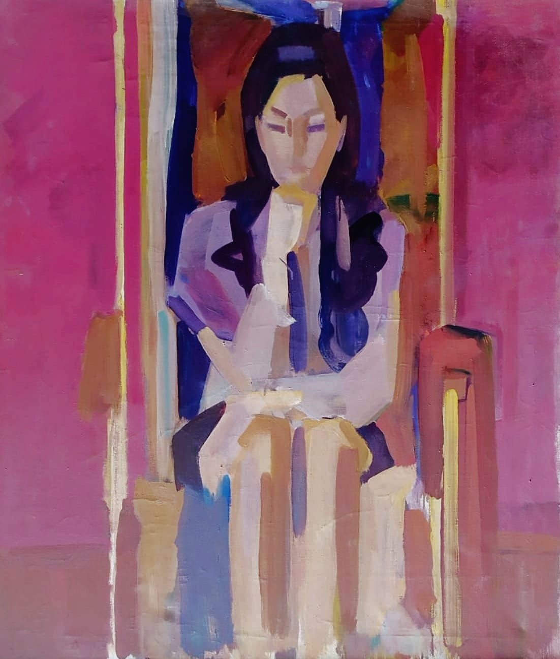 S. Mambeev "Portrait of a girl"