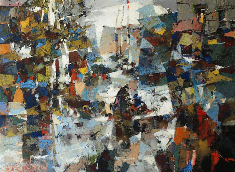 Walk 60x80 oil on canvas 2016