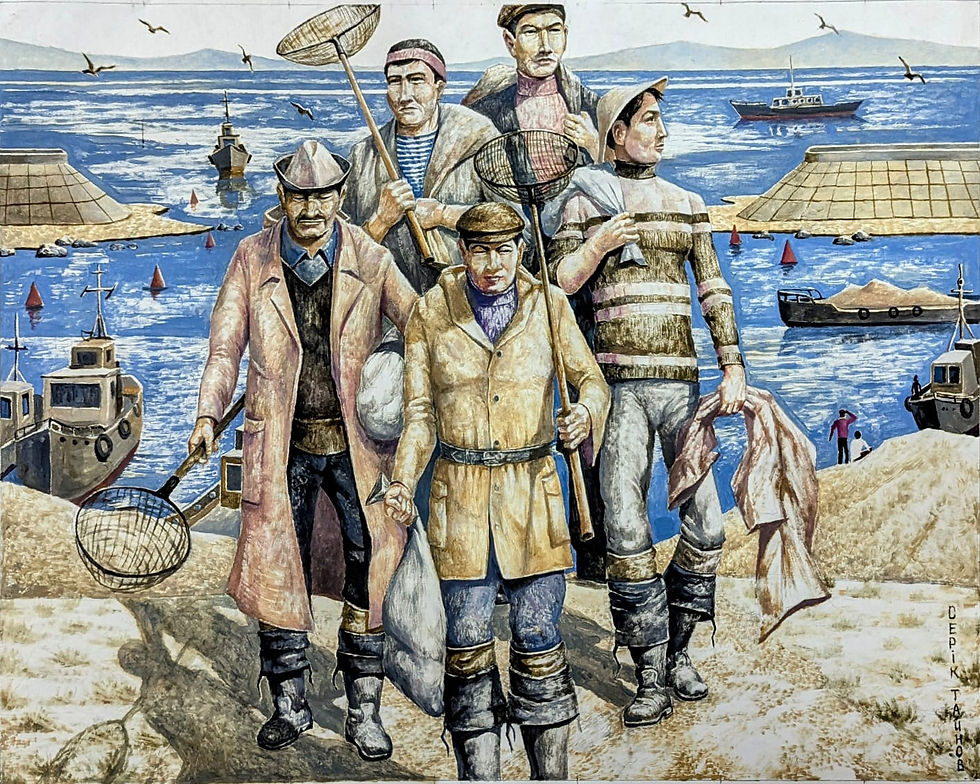 Serik Tainov "Fishermen of Zaisan"