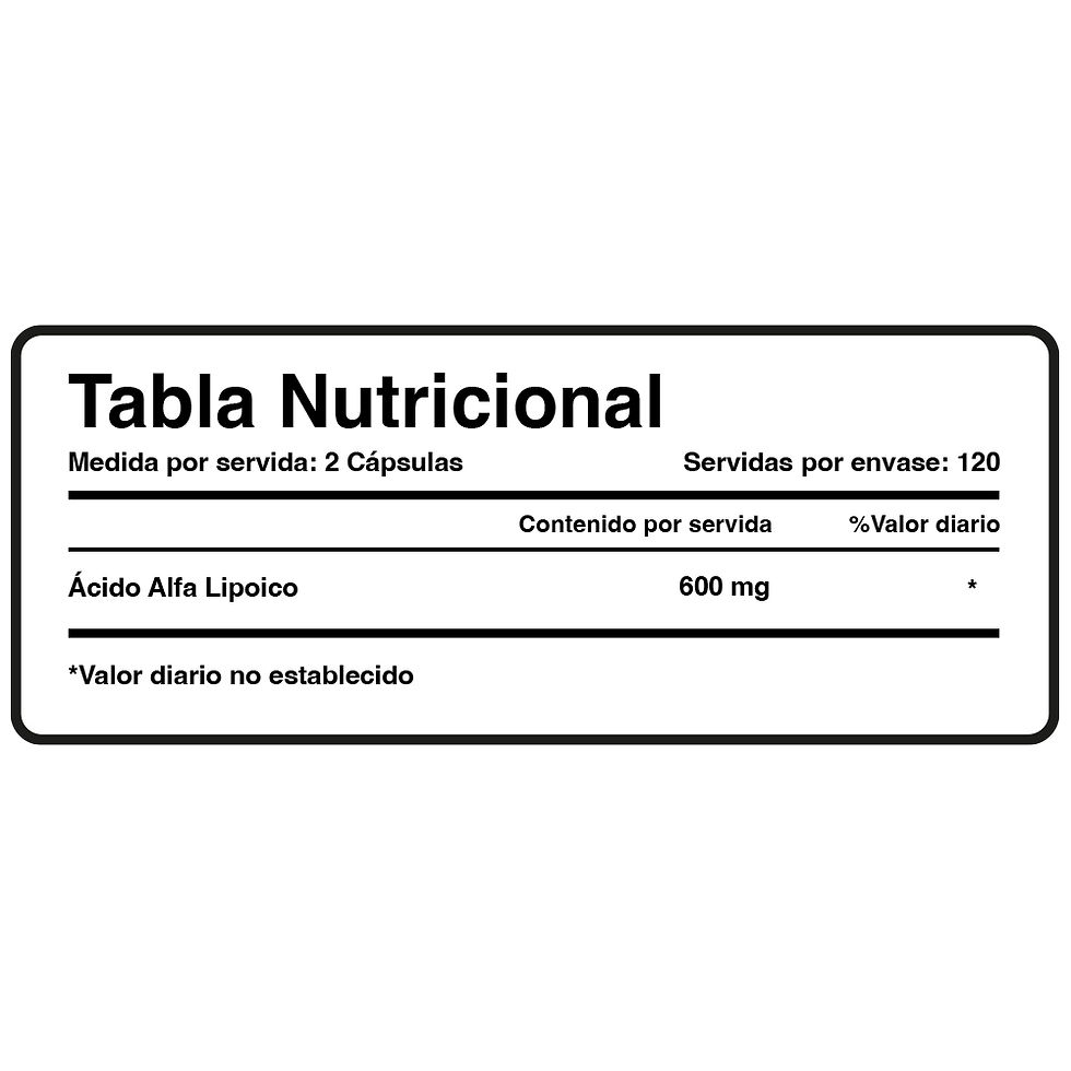 Miniatura: Ácido Alfa Lipoico Perú