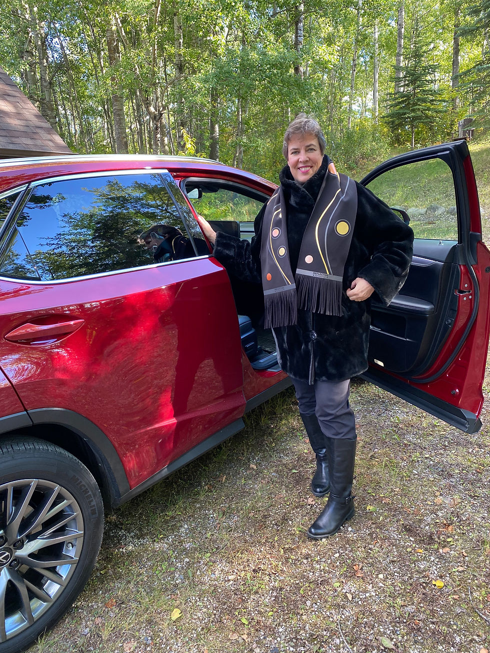 Thumbnail: Metallic Galaxy Reflective Scarf