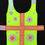 Thumbnail: Pretty Flowers - Neon Reflective Dog Coat