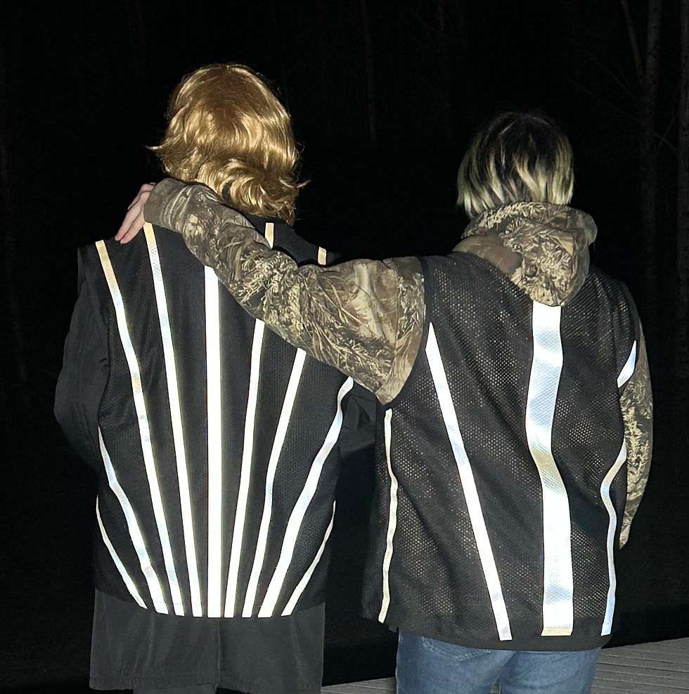 Thumbnail: Black Reflective Vest - Simple Safety