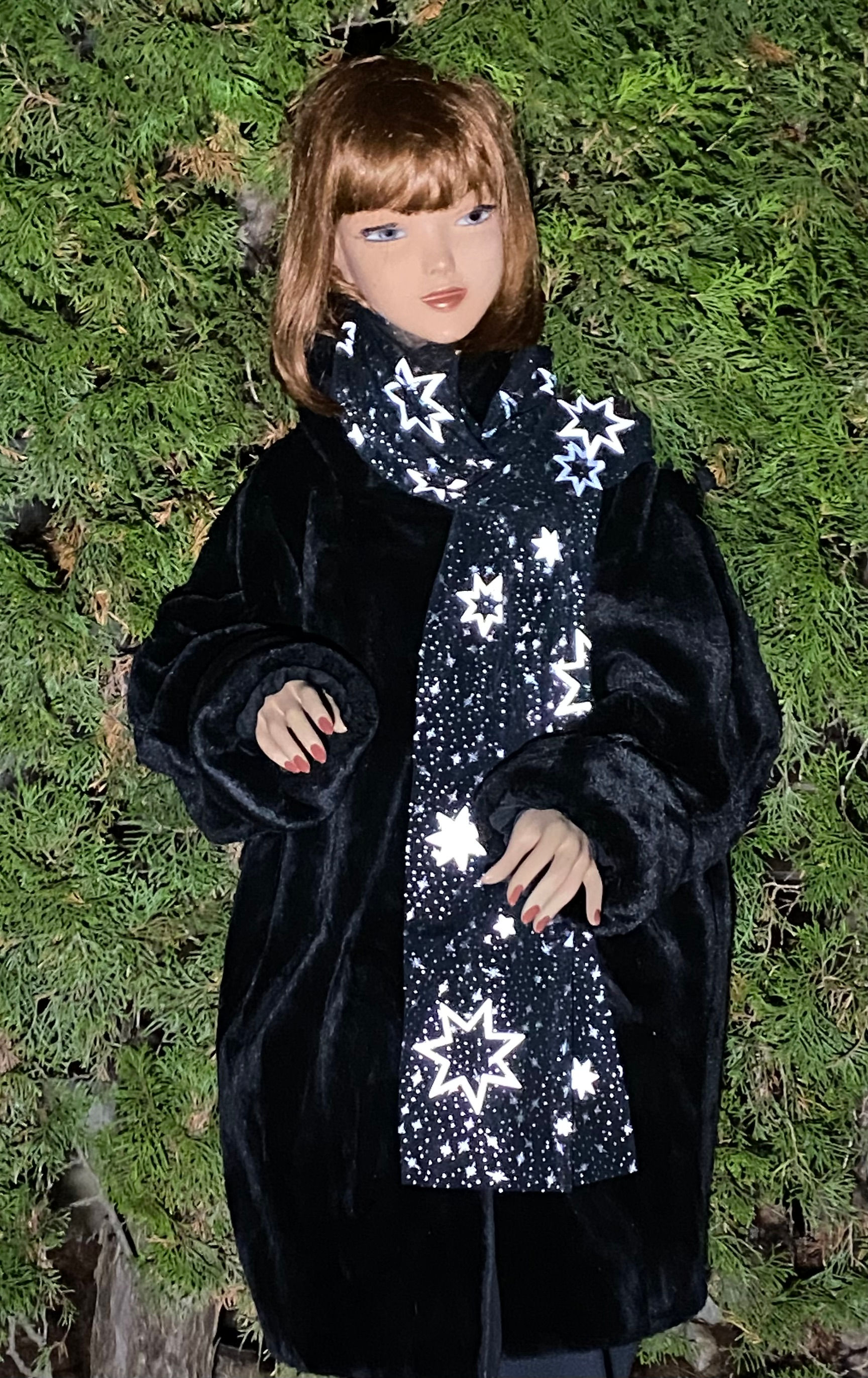 Dazzling Elegance Reflective Infinity Scarf