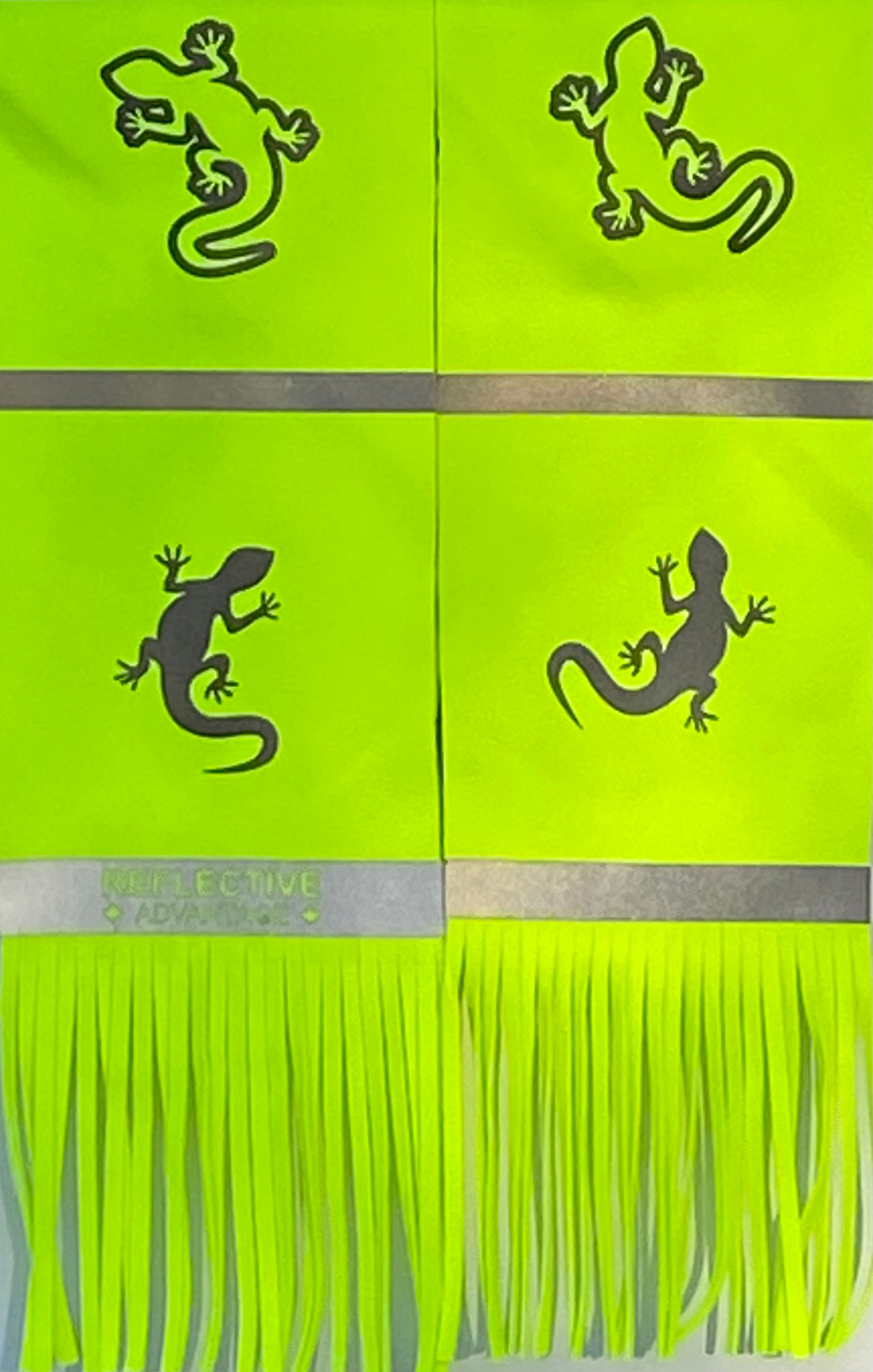 HiVis Reflective Scarf - Gecko