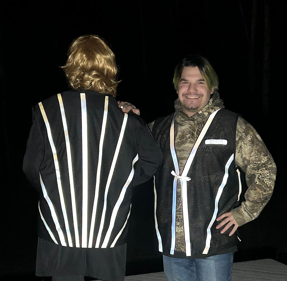 Thumbnail: Black Reflective Vest - Sunrise