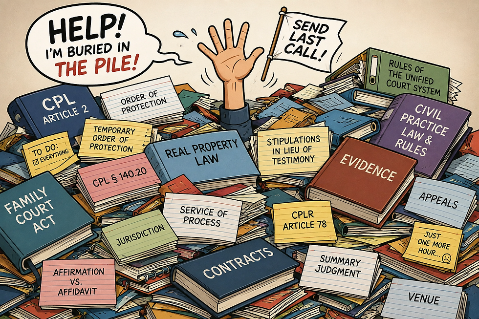 If you've ever felt buried under the material, you're not alone.