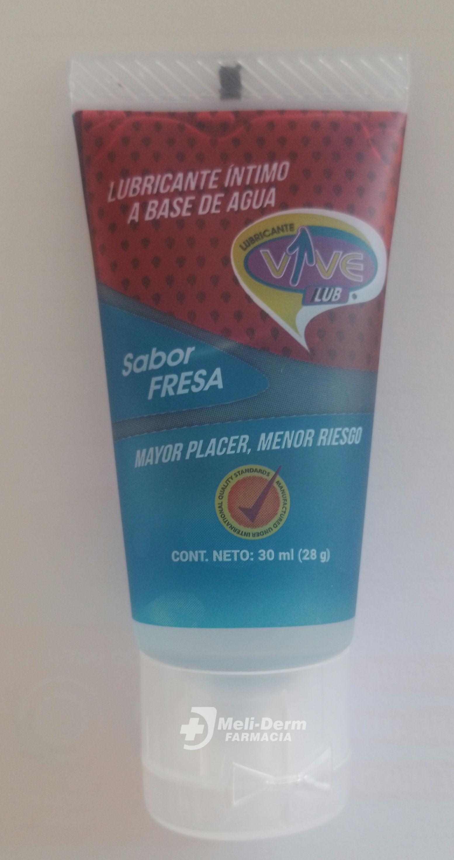 LUBRICANTE VIVE SABOR FRESA X 30 ml