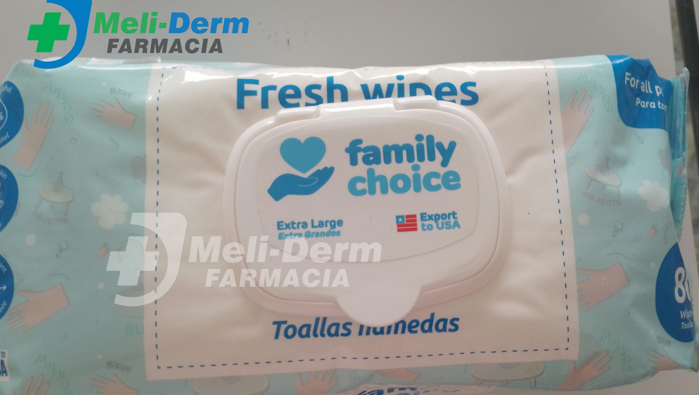 TOALLAS HUMEDAS FAMILY CHOICE X 80 UNIDADES 