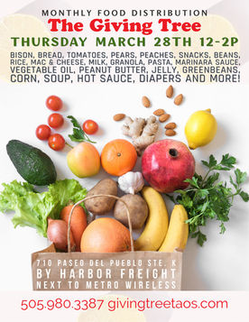 Giving Tree Monthly Food Distribution