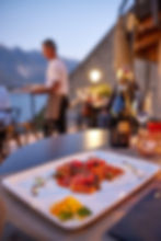 Essen mit Seeblick