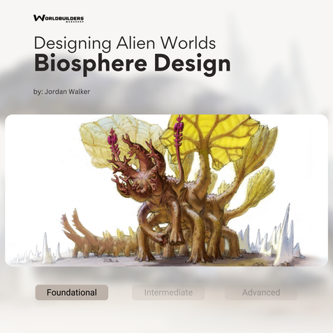 world building concept art creature design alien planet sci-fi illustration class 