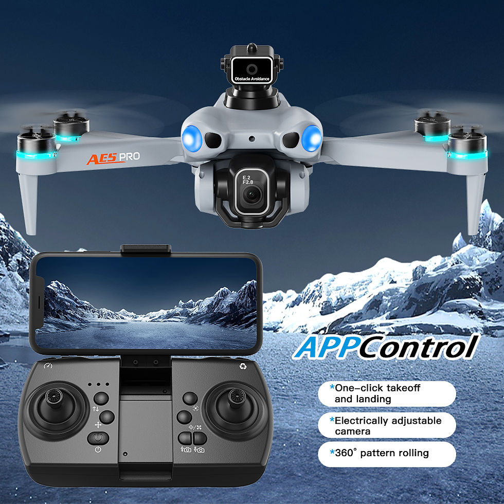 Thumbnail: 2026 New AE5 Pro Drone 8K HD 4.5" Screen Control 20 Min Battery Headless Mode He