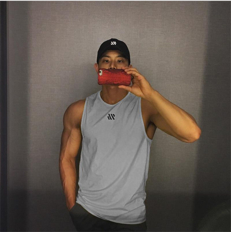 Thumbnail: GITF Mannen Bodybuilding Tank Tops Gym Workout Fitness Mouwloos Shirt Running Kl
