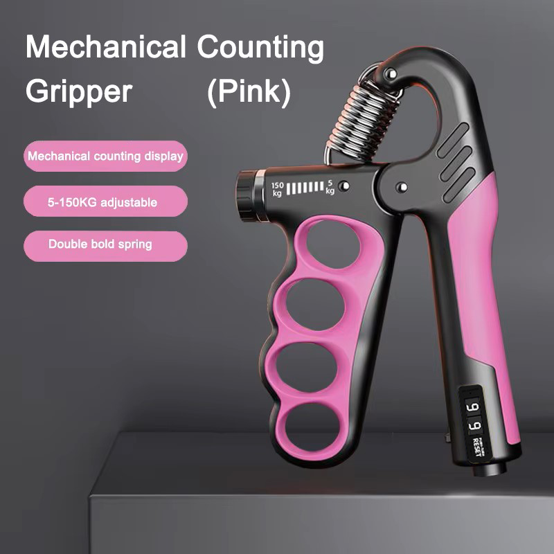 Thumbnail: 5-60/100/150kg Grip Strength Gym Wrist Expander Hand Strengthener Adjustable Mus