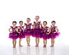 Group of young dancer smiling in costumes