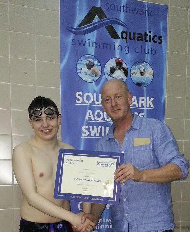 Jack Petchey Easter Award winner.