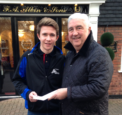 Jake receives gift from Mr Albin
