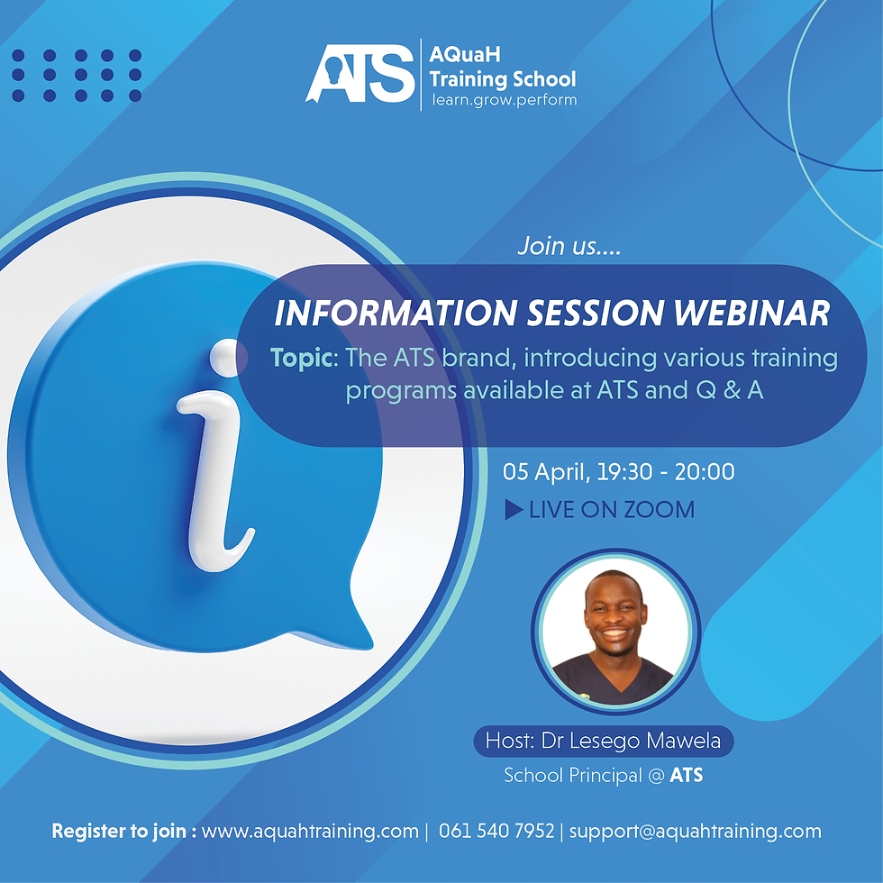 Information Session with Dr Mawela