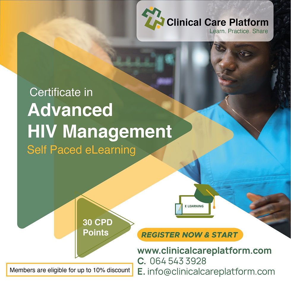 Certificate in Advanced HIV Management