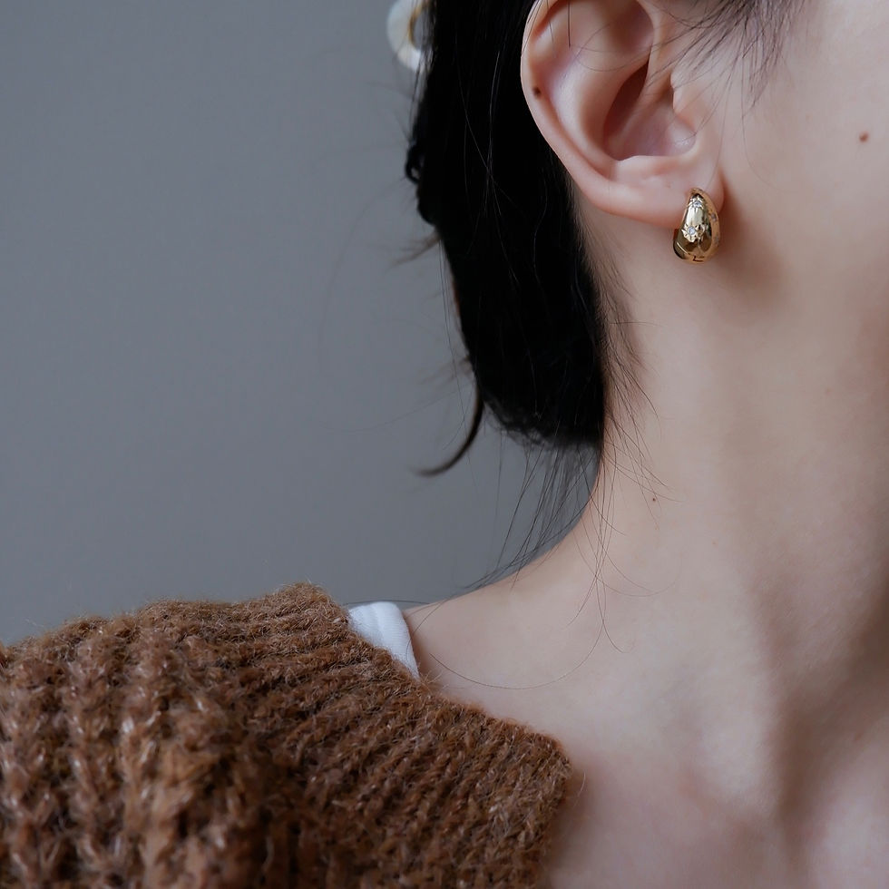 Thumbnail: Sparkle Teardrop Earring