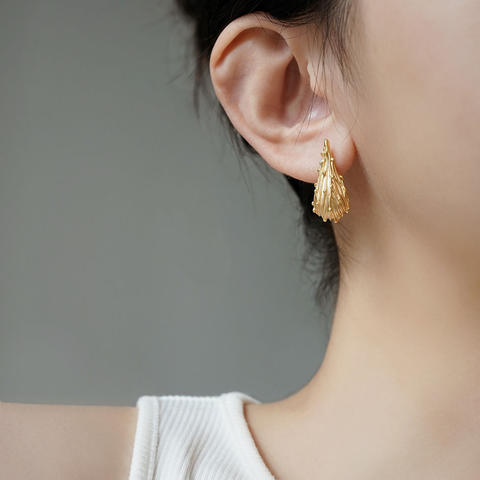 Miniature : Lotus Earring