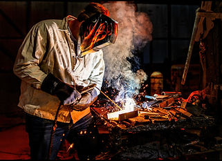 Senior Welding portrait by Sandy Hunt Photography