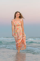 Destin beach senior portrait by Sandy Hunt Photography
