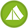 Green Tent Icon