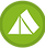 Green Tent Icon