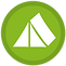 Green Tent Icon