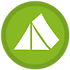 Green Tent Icon