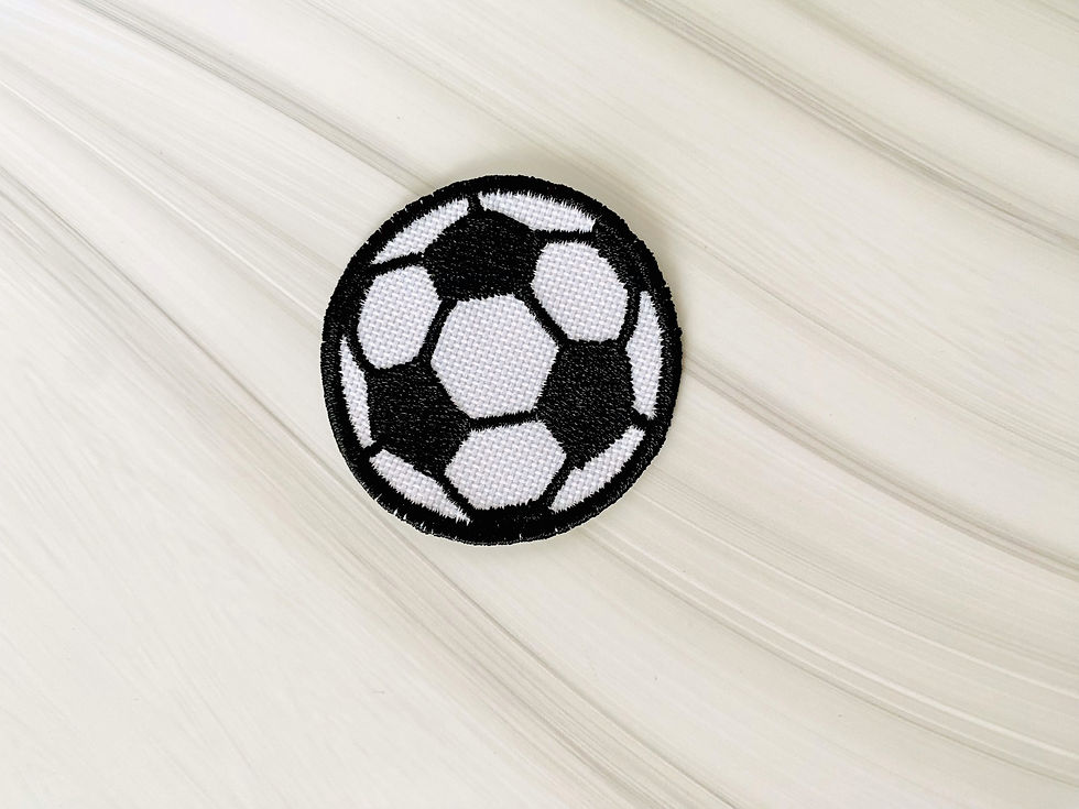 Thumbnail: Soccer ball embroidered patch