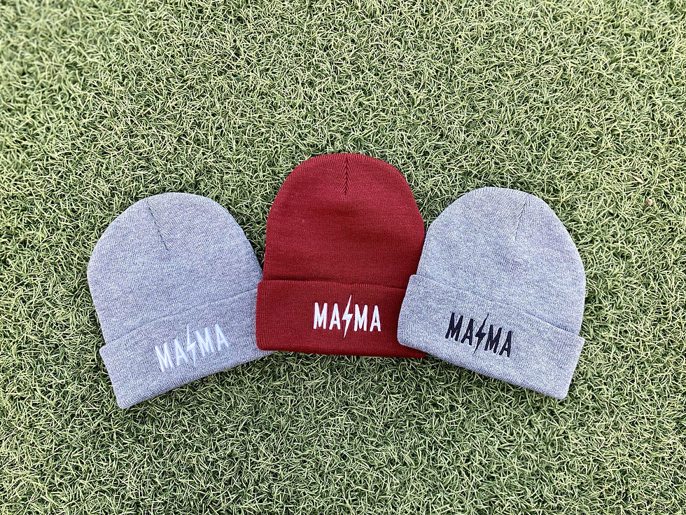 Thumbnail: Mama embroidered beanie