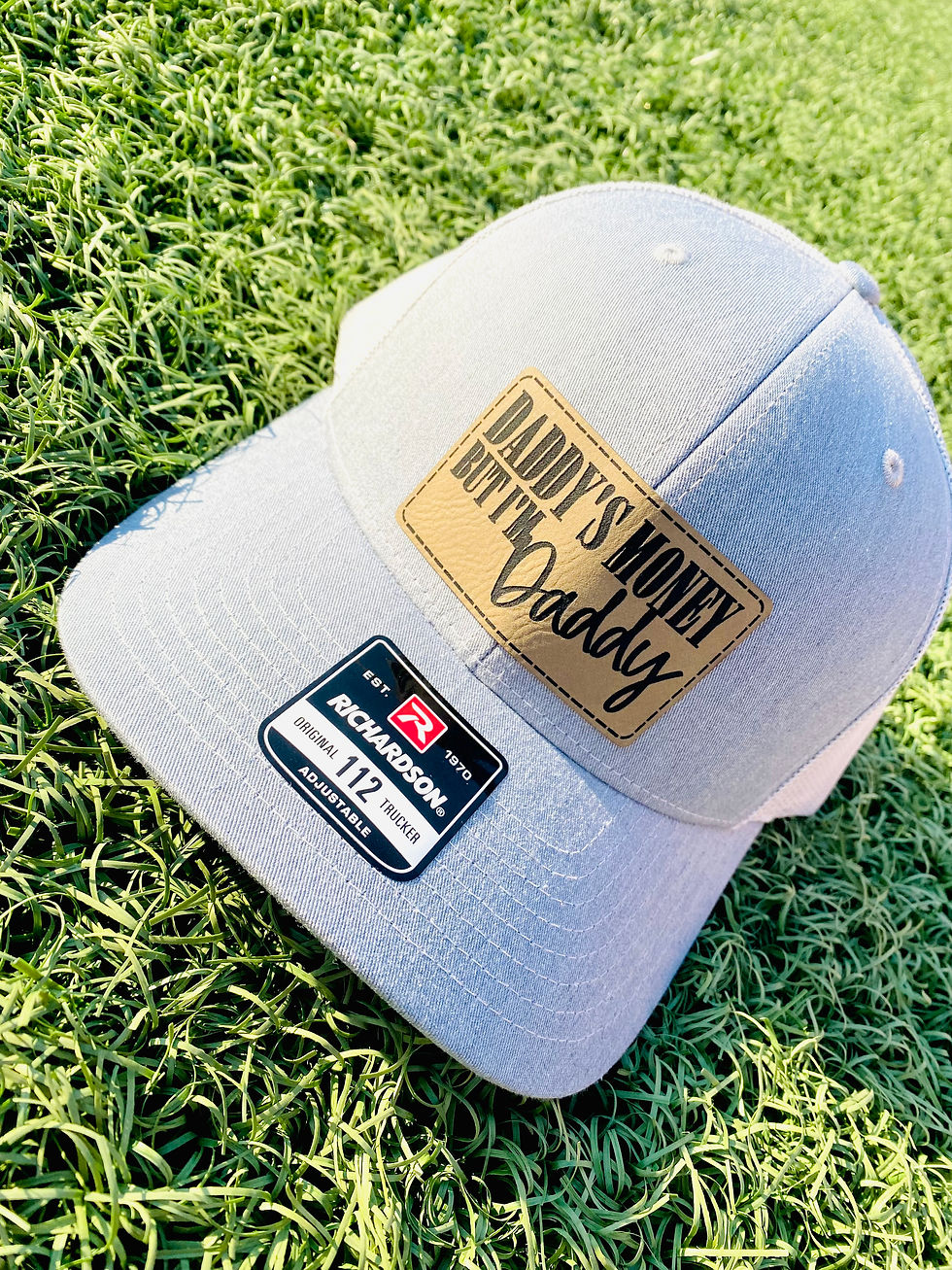 Thumbnail: Daddy's money but I'm Daddy trucker hat
