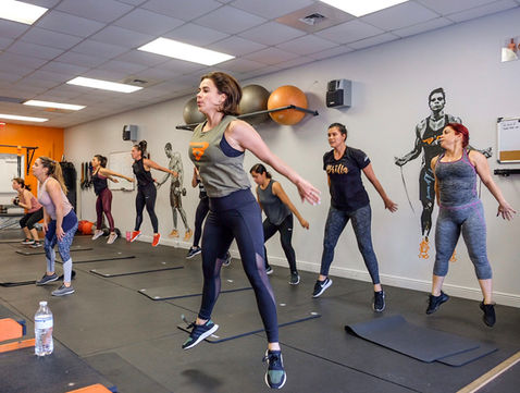 Small group fitness class led by Julian Arana of B-Fit Training Studios.