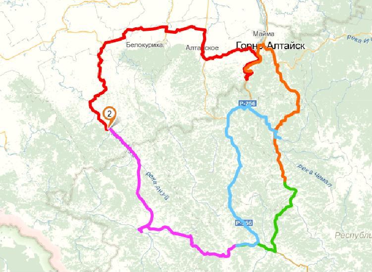 Эндуро карта маршрутов