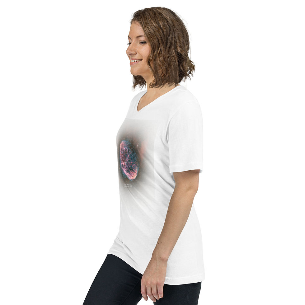 Thumbnail: Kurzarm T-Shirt mit V-Ausschnitt