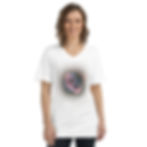 Miniaturbild: Kurzarm T-Shirt mit V-Ausschnitt
