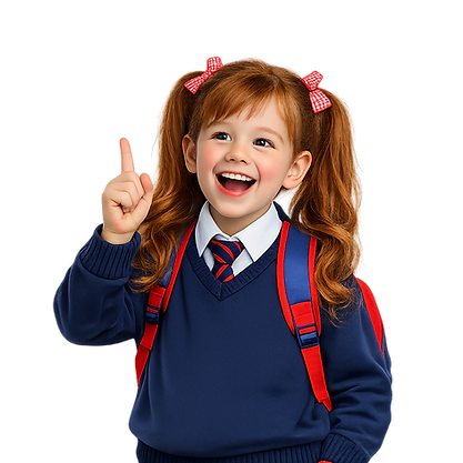 Thoughtful Bilingual Britannica Primary School Student