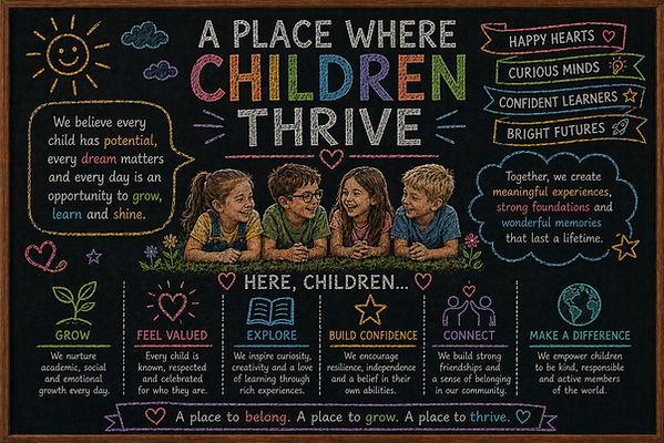 A Place Where Children Thrive Infographic