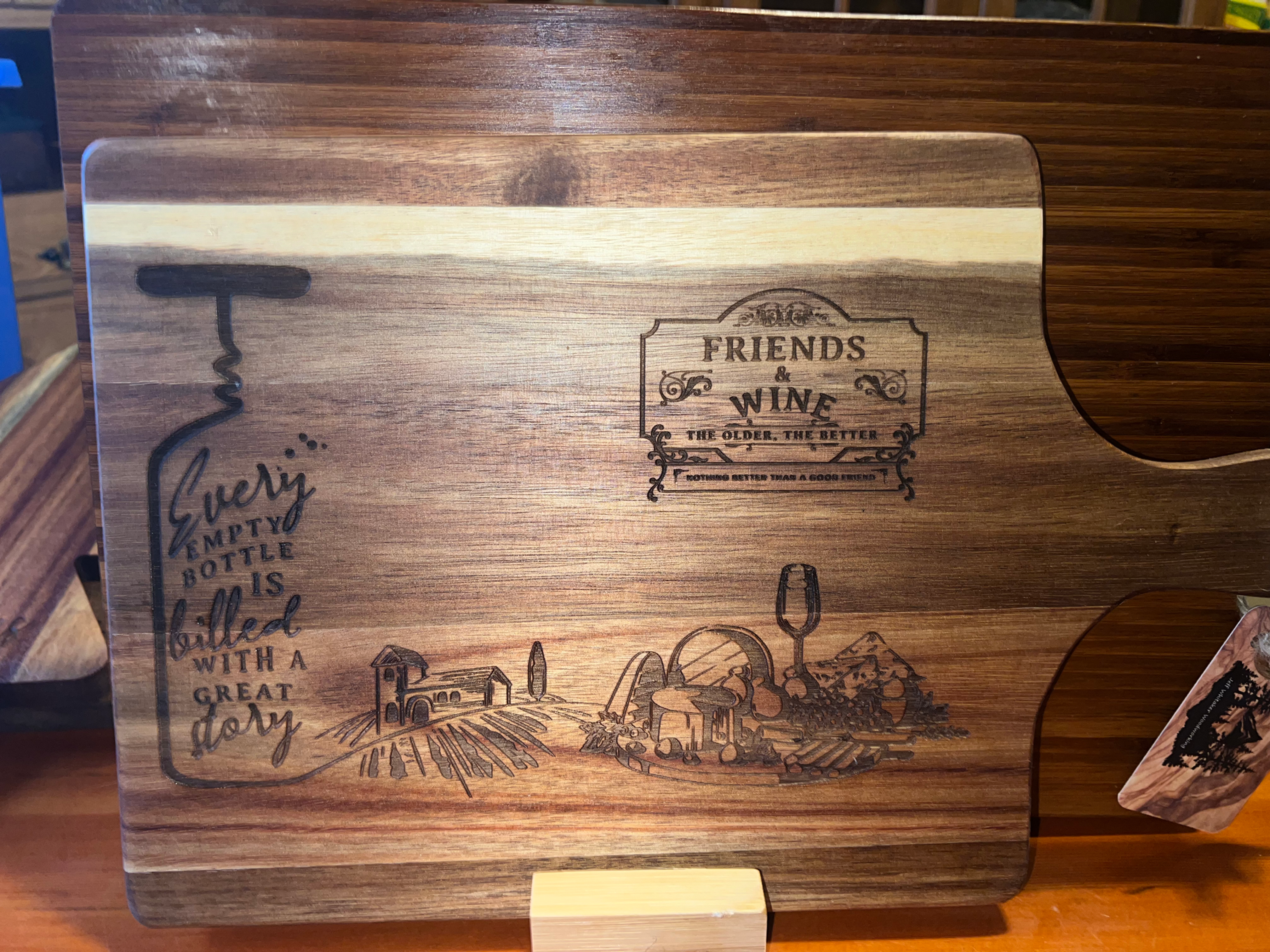 Wine Corkscrew - Large Square Paddle Board