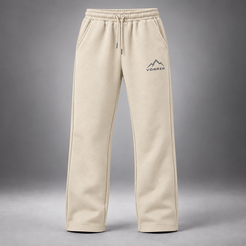 Thumbnail: VORREN CORE Premium Jogger in Bone/Cream