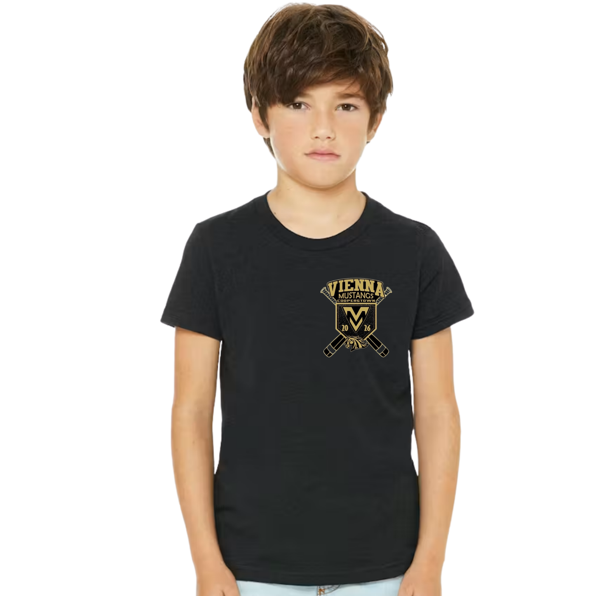 Vienna Mustangs Player T-Shirt (Bella Youth)