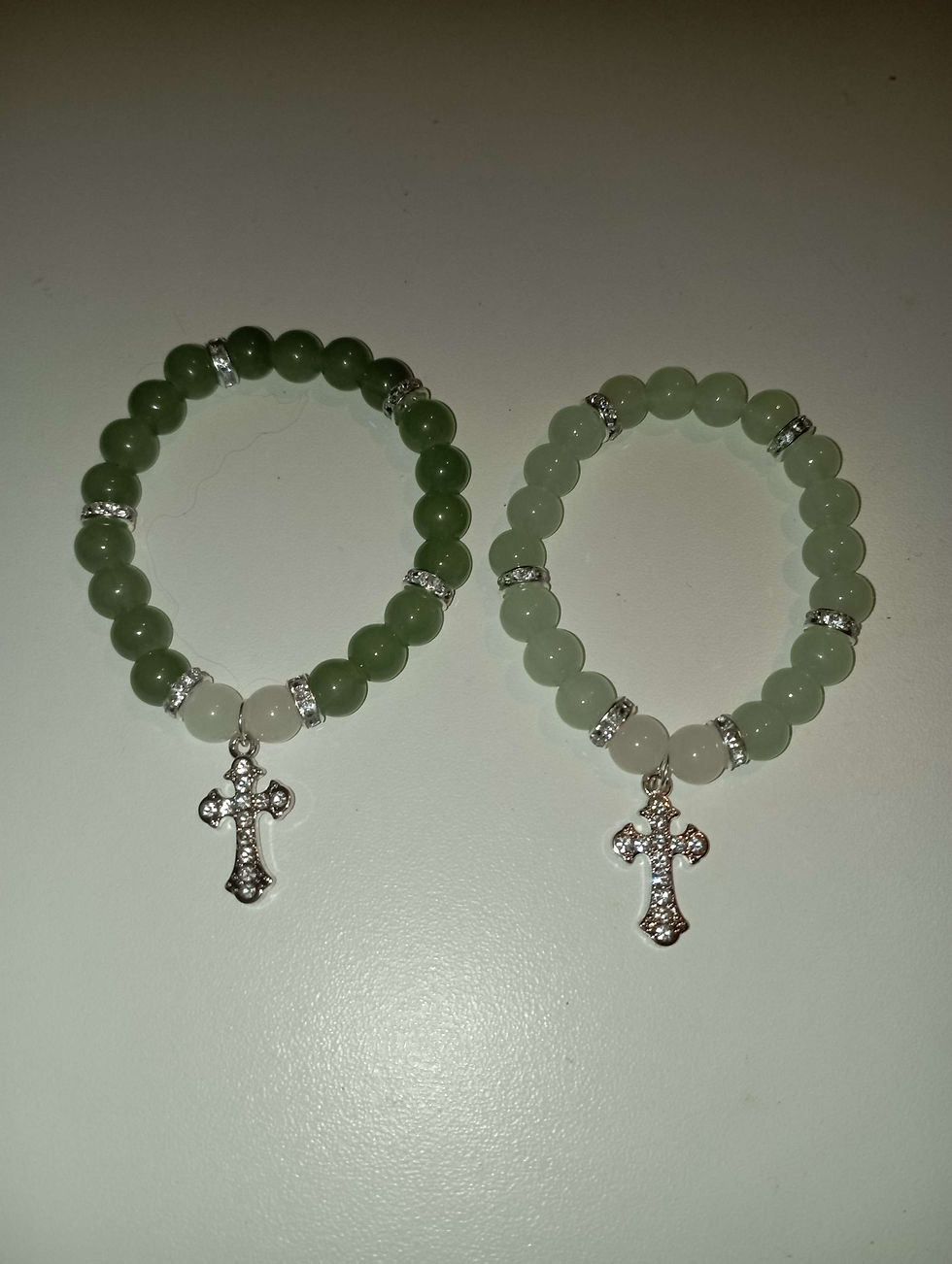 Random colour cross bracelet